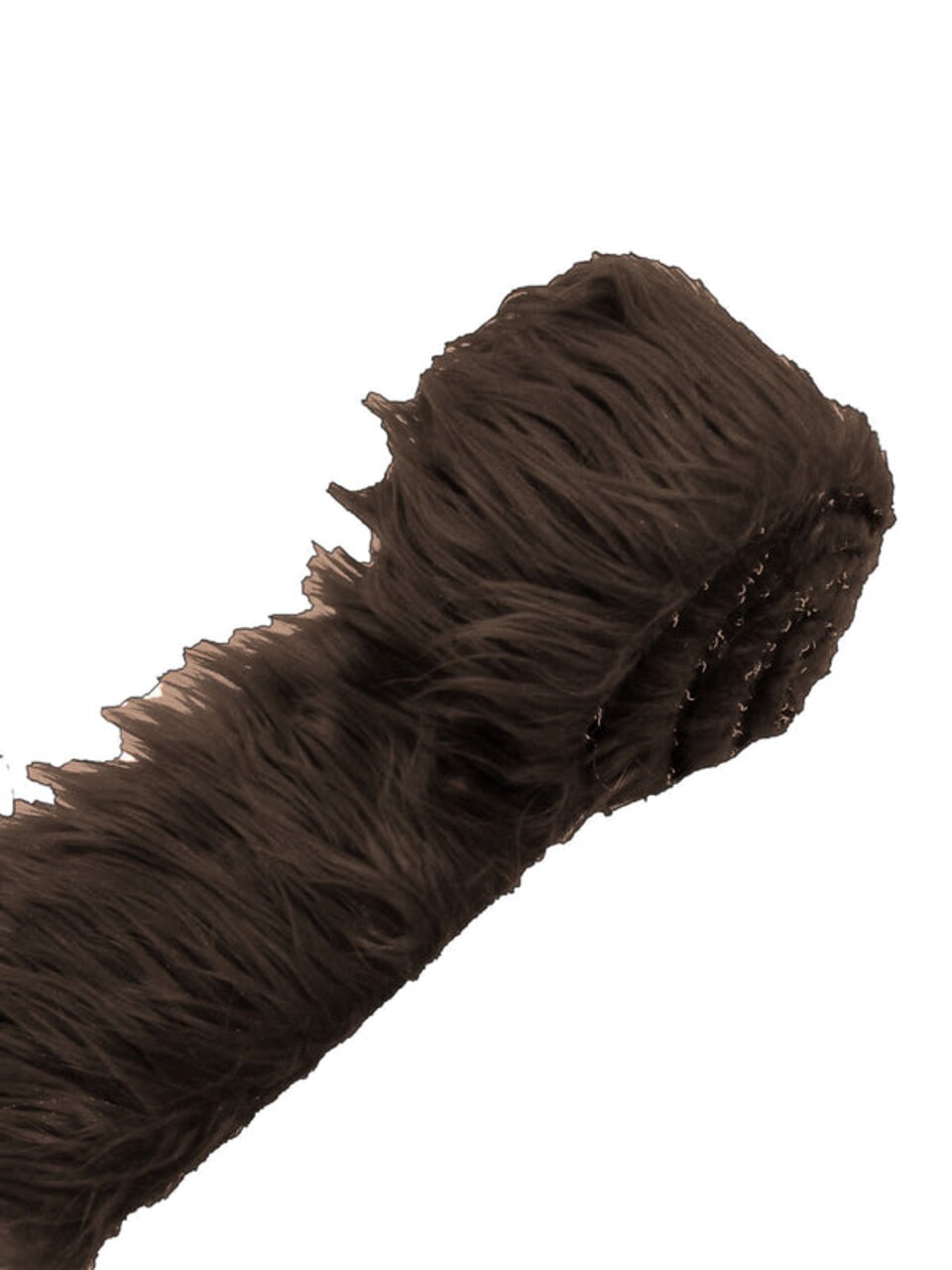 18" x 60" Size Long Pile Shaggy Faux Fur Strip Fabric for Crafts Costumes Home Decor Trim
